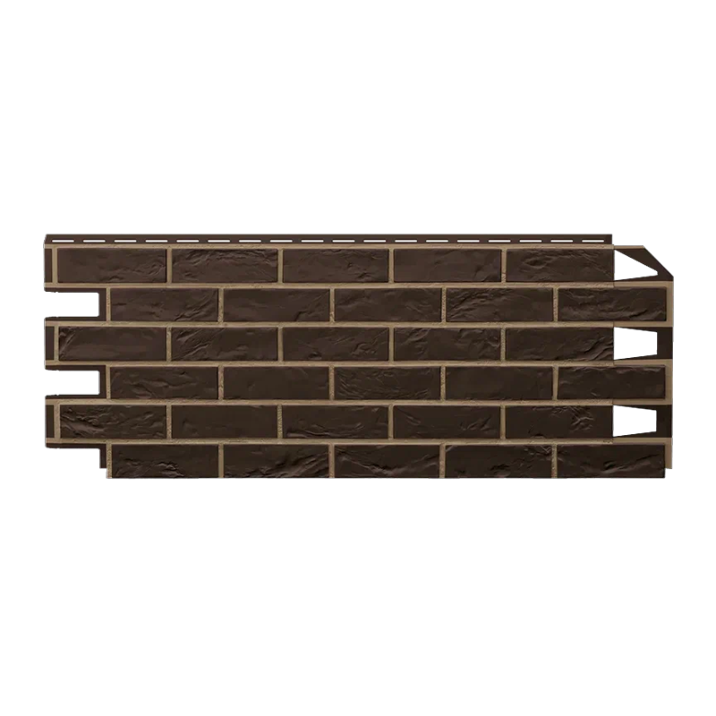 Фасадная панель ТехноНИКОЛЬ ОПТИМА Кирпич Темно-коричневый