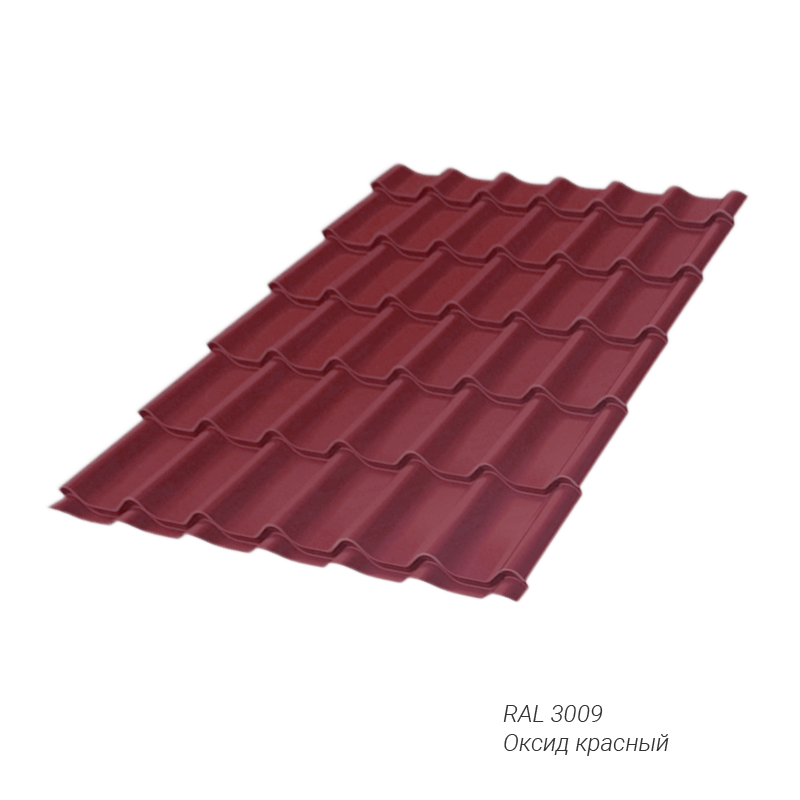 Профиль Волновой Grand Line Монтеррей 0,45 мм покрытие Полиэстер (PE) RAL3009