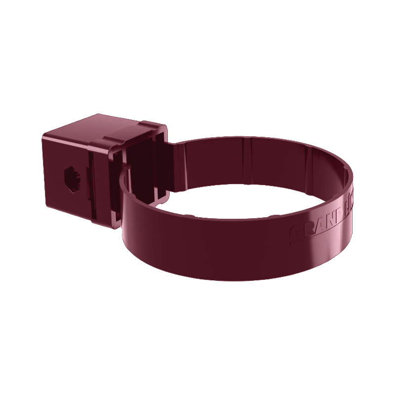 Хомут трубы Kliker Grand Line ПВХ Классика D87 Бордо RAL3005 в Санкт-Петербурге