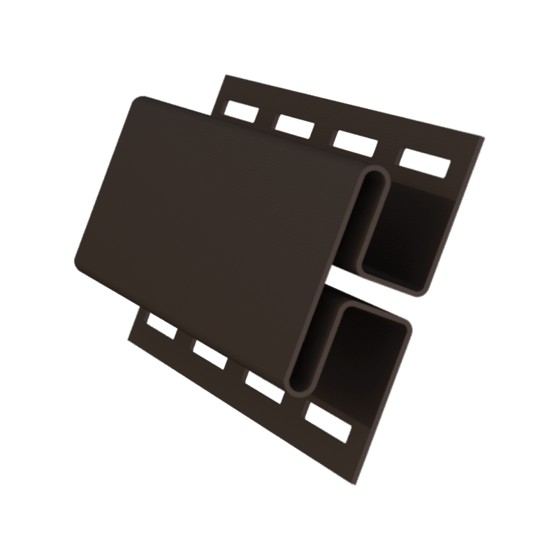 H-профиль Grand Line D4/D4,4 Коричневый 3000 мм