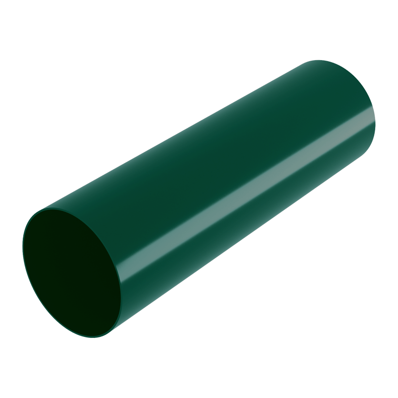 Труба водосточная Grand Line ПВХ Дизайн D87 Зеленый RAL6005 3000 мм в Санкт-Петербурге