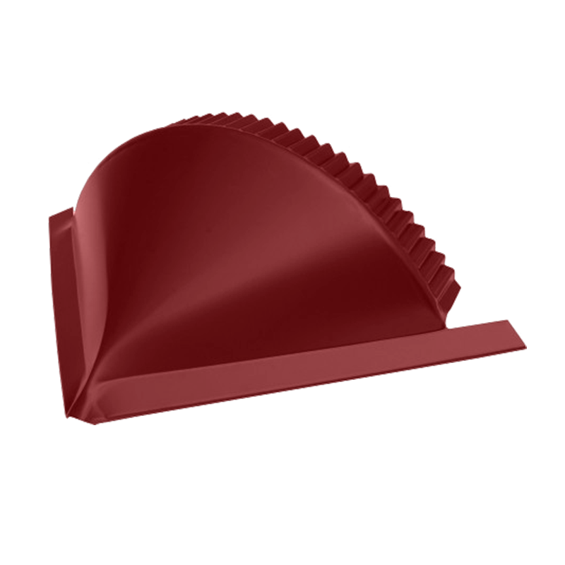 Заглушка конька Scandinavia PE 0,5 мм RR28 / RAL3011 конусная