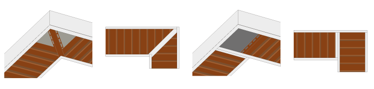 варианты крепления углов карнизного свеса